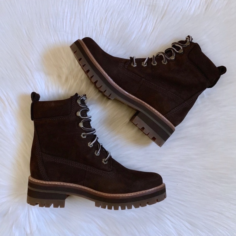 Timberland Courmayeur Valley 6” Dark Brown Boots - Picture 6 of 8